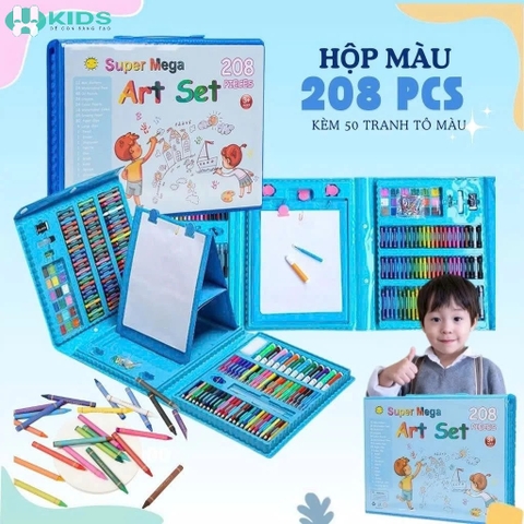 Bộ Màu Nhũ Kim Tuyến, Màu Gaga Baby – Hộp Vali Đa Năng Có Bảng Vẽ Gấp Gọn Cho Bé Học Vẽ Sáng Tạo | Xkids