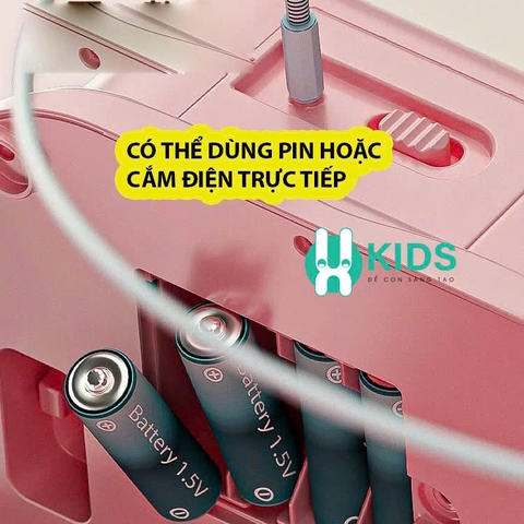 Máy gắp gấu mini phiên bản mới ngựa pony cánh tiên có nhạc đèn led chiếu hoạt hình cỡ lớn sẵn nhiều xu gấu bóng cho bé