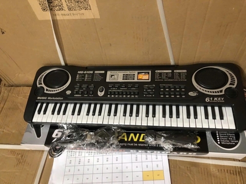Đàn 61 Phím MQ6106 Cho Bé Kèm Micro - Đồ Chơi XKIDS