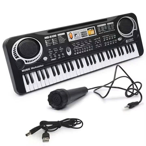 Đàn 61 Phím MQ6106 Cho Bé Kèm Micro - Đồ Chơi XKIDS