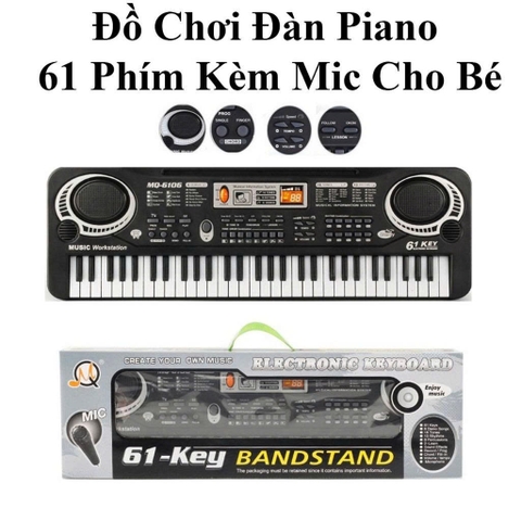 Đàn 61 Phím MQ6106 Cho Bé Kèm Micro - Đồ Chơi XKIDS