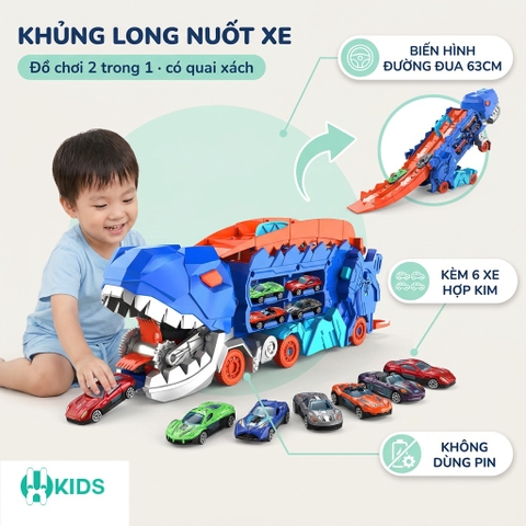 Xe Biến Hình Khủng Long MTG001 Cho Bé