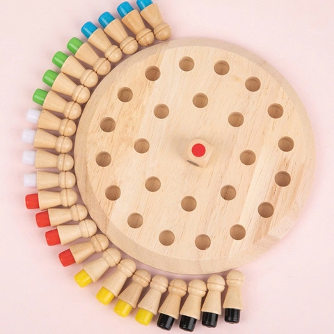 Đồ Chơi Gỗ 8% Cờ Trí Nhớ Cho Bé Rèn Luyện Trí Nhớ Tư Duy Logic | XKIDS
