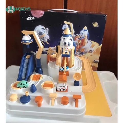 Đồ Chơi Đường Đua Không Gian Cho Bé – Bộ Phi Hành Gia & Xe Ô Tô Vũ Trụ Tương Tác 10 Cấp Độ