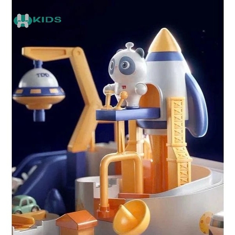 Đồ Chơi Đường Đua Không Gian Cho Bé – Bộ Phi Hành Gia & Xe Ô Tô Vũ Trụ Tương Tác 10 Cấp Độ