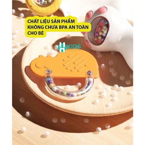 Bộ Đồ Chơi Lục Lạc Gặm Nướu 10 Món Cho Bé Kèm Hộp Vali – Mã PVN1153