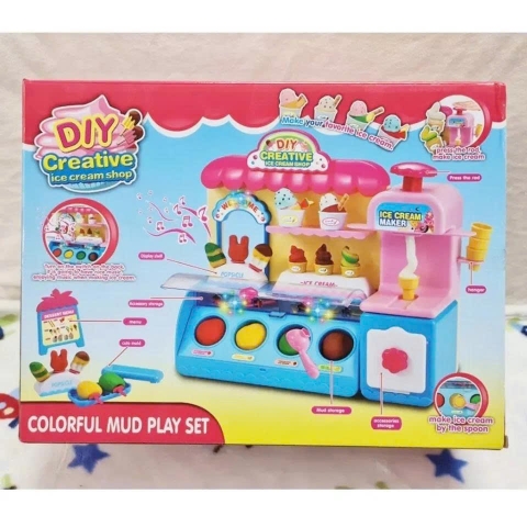 Bộ Đồ Chơi Máy Làm Kem DIY 6 Trong 1 Cho Bé