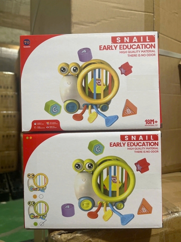 Đồ Chơi Ốc Sên Kéo Dây Thả Hình Khối Đa Năng Cho Bé