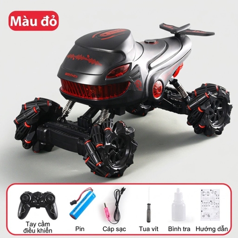 Xe Cá Mập Địa Hình Điều Khiển Có Phun Khói Cho Bé | XKIDS