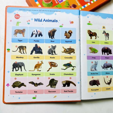 Đồ Chơi Âm Thanh First English Words Sound Book – 470+ Âm Thanh, Có Phím Đàn Cho Bé