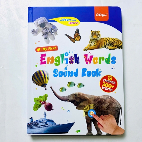 Đồ Chơi Âm Thanh My First English Words Sound Book – 300+ Từ Vựng, 13 Chủ Đề Cho Bé