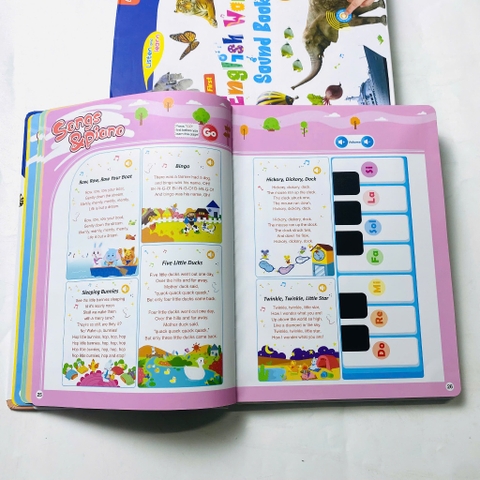 Đồ Chơi Âm Thanh My First English Words Sound Book – 300+ Từ Vựng, 13 Chủ Đề Cho Bé