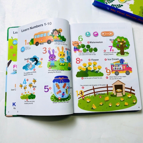 Đồ Chơi Âm Thanh My First Words Sound Book – 300 Từ Vựng, 10 Chủ Đề Cho Bé 3+