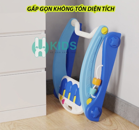 Thảm nhạc nằm chơi kết hợp xe tập đi đa năng 2in1