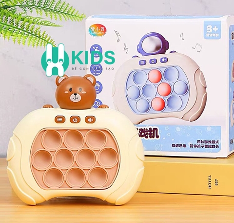 Đồ chơi Pop it thế hệ mới - máy game giải trí bấm nút theo đèn nhạc với nhiều level giảm stress cho mọi lứa tuổi