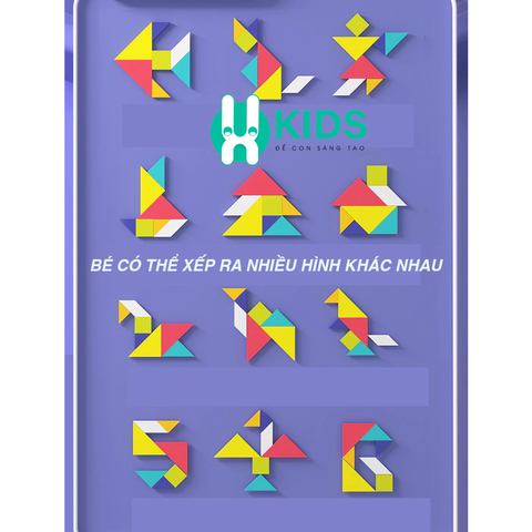 Bảng Xếp Hình Ghép Tranh Trượt Số Puzzle Cho Bé