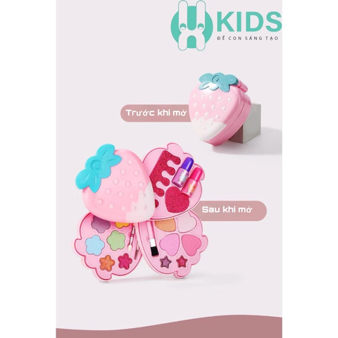 Bộ Trang Điểm Mini Hình Dâu Tây Cho Bé