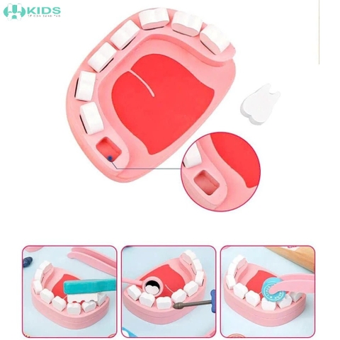 Bộ Đồ Chơi Bác Sĩ Bằng Gỗ Cho Bé, Dụng Cụ Khám Bệnh Nhập Vai Từ 36 Tháng