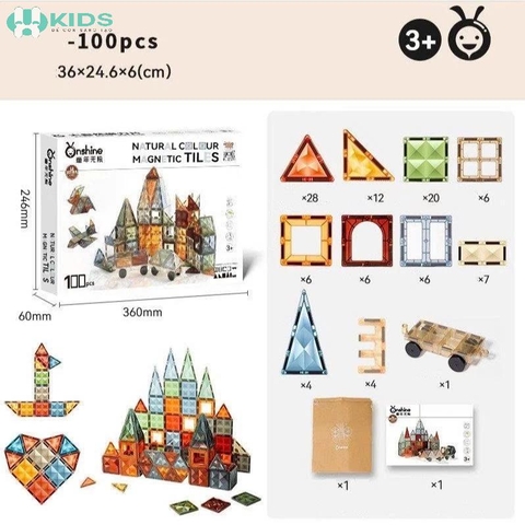 Bảng Nam Châm Ánh Sáng Onshine Nhiều Chủ Đề - Đồ Chơi Giáo Dục STEM Cho Bé