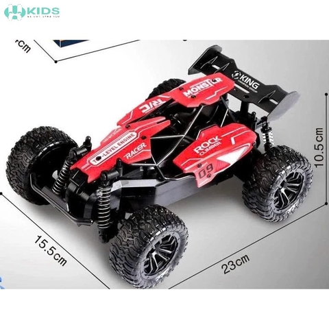 Xe Điều Khiển Địa Hình Da Hua Toys, Tần Số 2.4GHz Pin Sạc 3.7V Giảm Xóc Lốp Cao Su