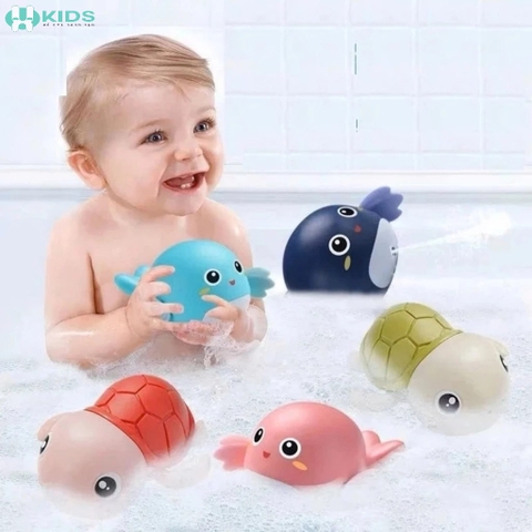 Đồ Chơi Nhà Tắm Rùa Bơi, Vịt Bơi Có Cánh Quạt Chuyển Động