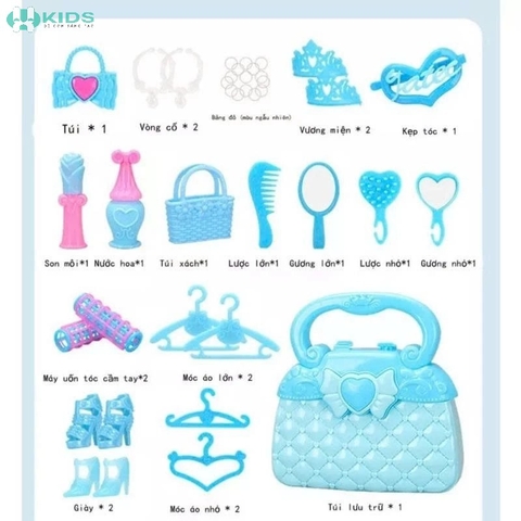 Bộ Búp Bê Công Chúa Băng Tuyết Cho Bé