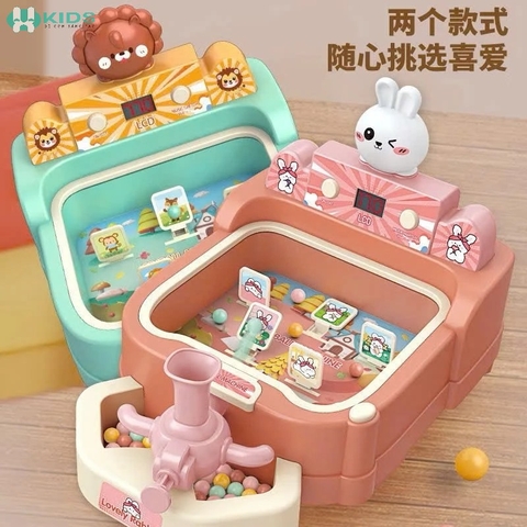 Máy Bắn Bi Pinball Cho Bé Có Màn Hình Tính Điểm, Kèm 20 Bi