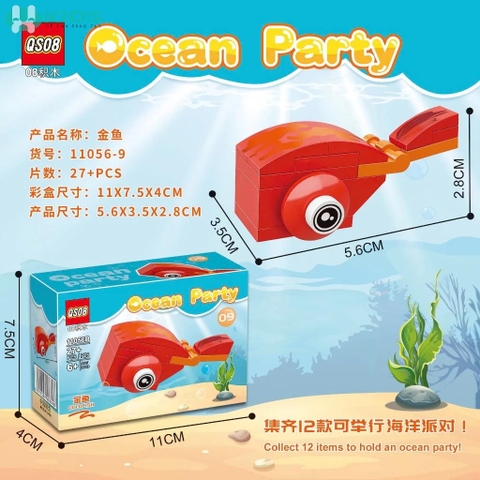 Hộp Xếp Hình Động Vật Biển QS08 Ocean Party