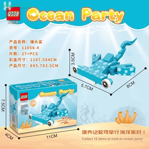 Hộp Xếp Hình Động Vật Biển QS08 Ocean Party