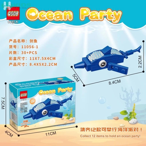 Hộp Xếp Hình Động Vật Biển QS08 Ocean Party