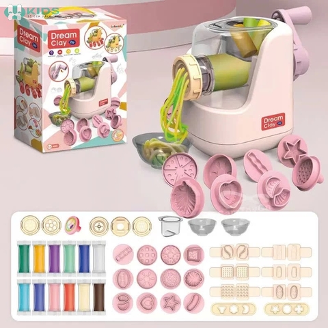 Máy Làm Mì Đất Nặn Dream Clay 22 Chi Tiết, Bộ Khuôn Làm Bánh Nhiều Hình