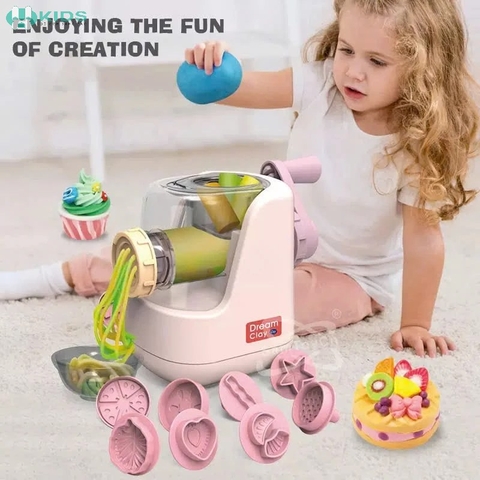 Máy Làm Mì Đất Nặn Dream Clay 22 Chi Tiết, Bộ Khuôn Làm Bánh Nhiều Hình