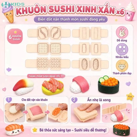 Máy Làm Kem Đất Nặn Dream Kitchen 40pcs, Kèm 12 Màu Đất Nặn Và Khuôn Tạo Hình