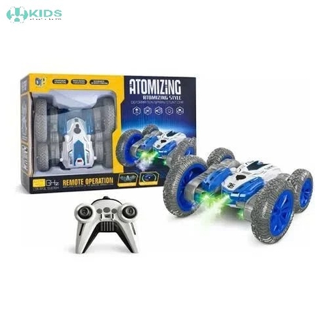 Xe Điều Khiển Từ Xa Xoay 360 Độ, Xe Địa Hình 2.4GHz Phun Sương Có Đèn