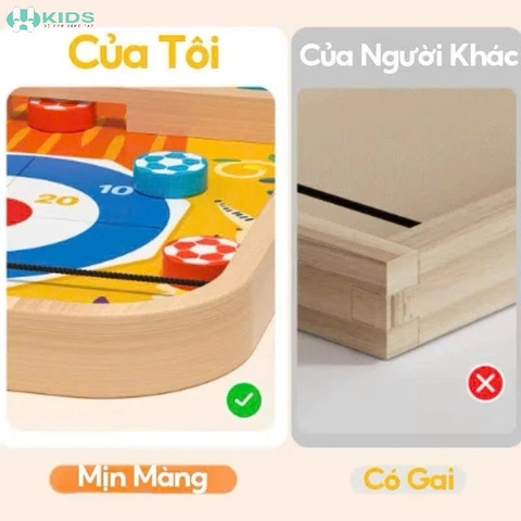 Bàn Cờ Gỗ 5in1 Cho Bé