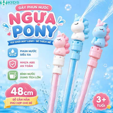 Gậy Phun Nước Ngựa Pony 48cm Cho Bé
