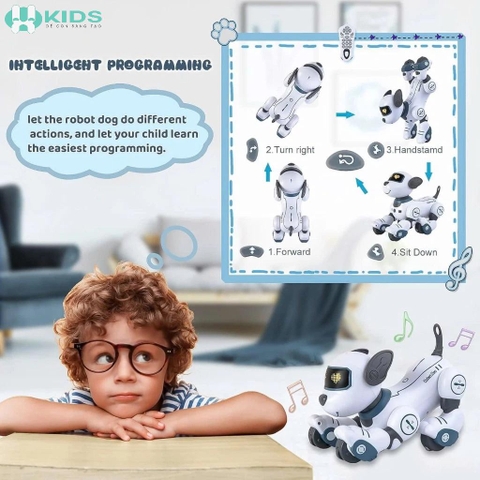 Chó Robot Điều Khiển Thông Minh Dobi Lập Trình Nhiều Động Tác