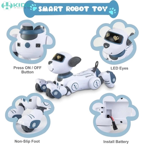Chó Robot Điều Khiển Thông Minh Dobi Lập Trình Nhiều Động Tác