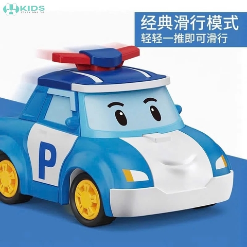 Set 6 Xe Poli Biến Hình Robot Cho Bé