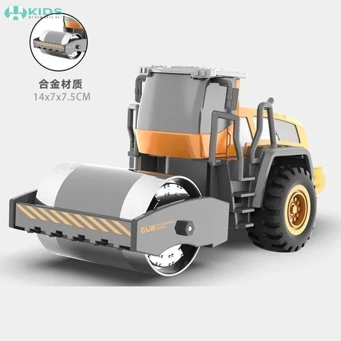 Set 4 Xe Công Trình Hợp Kim Tỷ Lệ 1:55 Cho Bé
