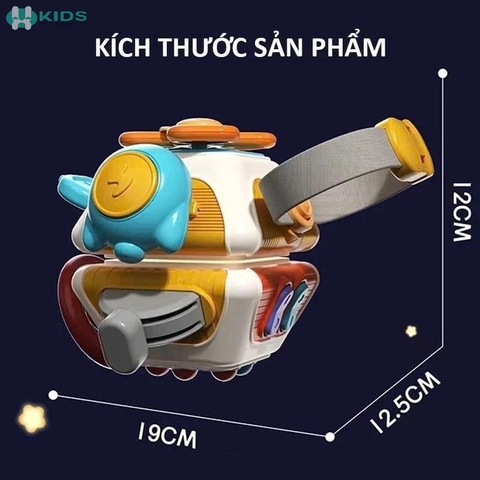 Khối Bận Rộn 10in1 Đa Năng Cho Bé 18M+
