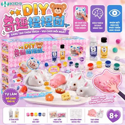 Bộ Đồ Chơi DIY Tạo Hình Thú Cưng Cho Bé