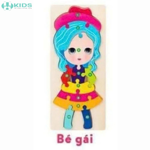Đồ Chơi Ghép Hình Gỗ Nổi Montessori Cho Bé