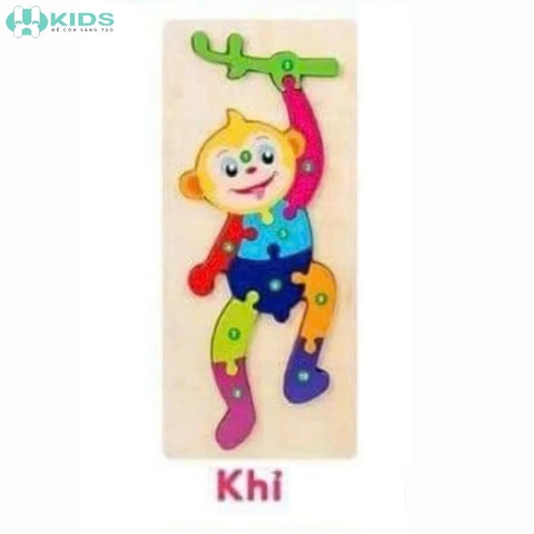 Đồ Chơi Ghép Hình Gỗ Nổi Montessori Cho Bé