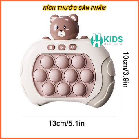 Đồ chơi Pop it thế hệ mới - máy game giải trí bấm nút theo đèn nhạc với nhiều level giảm stress cho mọi lứa tuổi