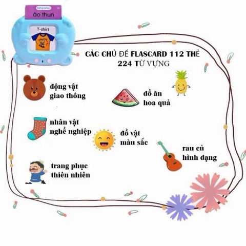 Máy Đọc Thẻ Song Ngữ X2-112 Cho Bé - Đồ Chơi XKIDS