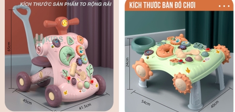 Xe tập đi đa năng 6in1 biến đổi 6 chức năng