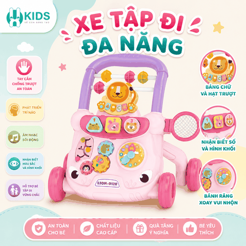 XE TẬP ĐI ĐA NĂNG 2IN1 – BÉ VỮNG BƯỚC, MẸ AN TÂM