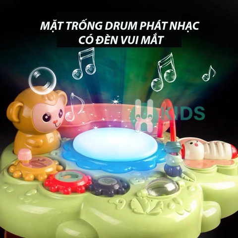 Bàn chơi phát nhạc đa năng 9in1 kết hợp trống, đàn piano