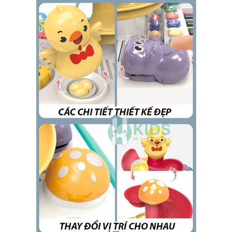 Bàn nhạc đa năng, bàn chơi giáo dục sớm kích thích phát triển giác quan